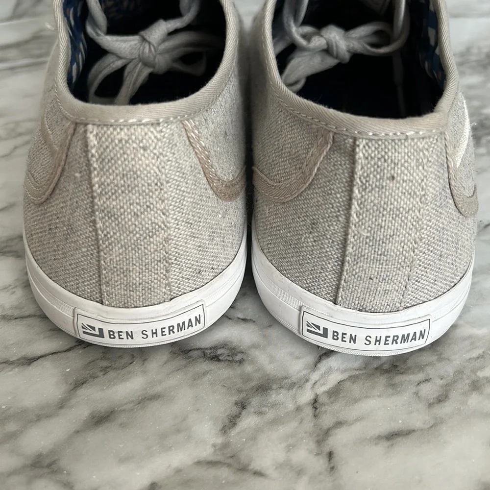 Ben Sherman | Chandler Lo canvas lace up preppy dress sneakers men’s size 10.5 - Picture 4 of 11